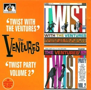 VENTURES " Twist with.. / Twist Party Vol. 2 " 2on1 CD SEE FOR MILES - Bild 1 von 2