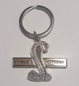 Portachiavi in metallo portachiavi AUTO SHELBY COBRA GT500 il serpente - Foto 1 di 2