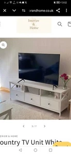 TV Stand, TV Cabinet For Up To 65 Inch TV, TV Table With 3 Drawers And 3 Open Sh - Picture 1 of 7
