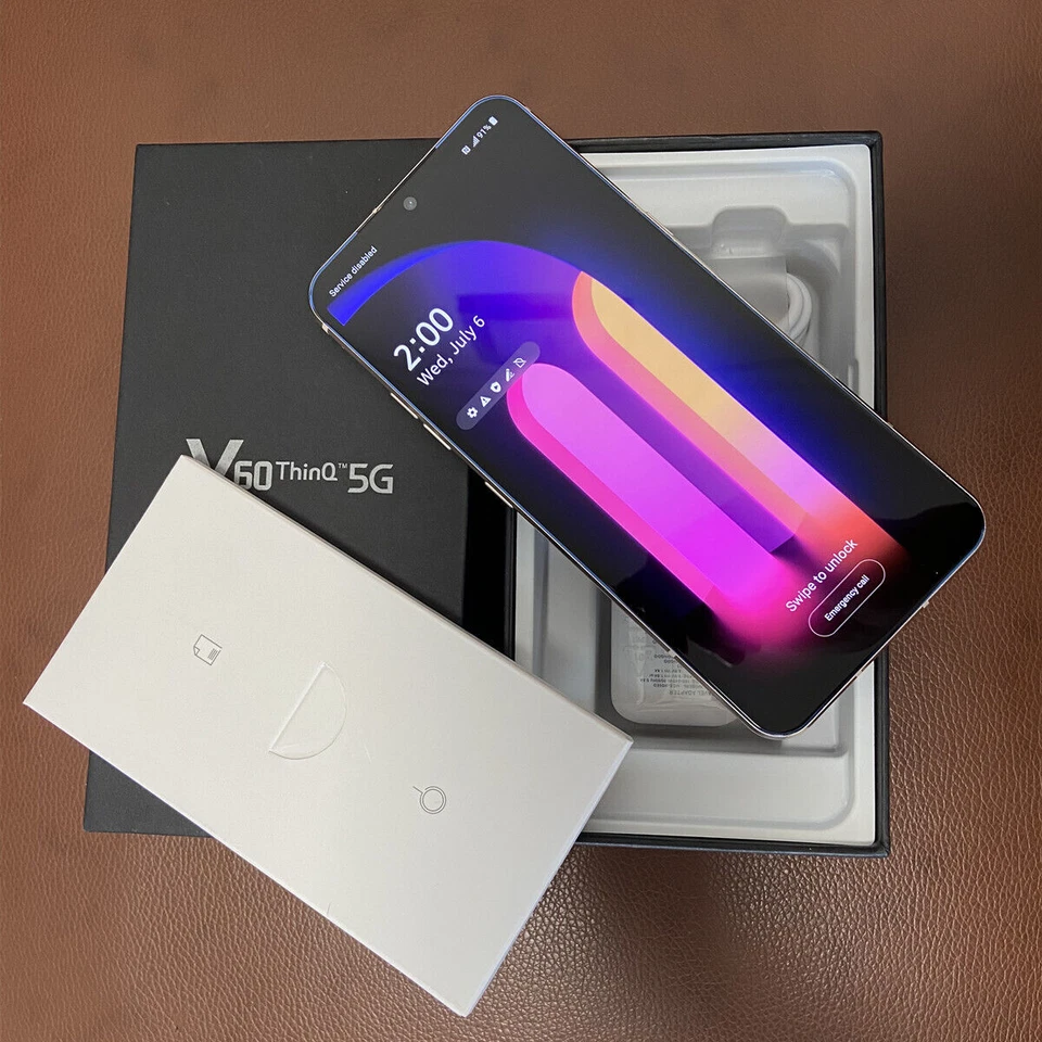 New LG V60 ThinQ 5G LM-V600AM V600TM V600VM 128GB Unlocked Smartphone - Image 1 of 4