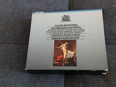 Claudio Monteverdi L'Incoronazione Di Poppea Nikolaus Harnoncourt 4 CD VGC - Image 1 of 4