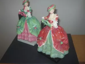 RARE ROYAL DOULTON KATE HARDCASTLE (red/green) HN1919 ** DATED 1939 ** - Picture 1 of 8