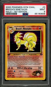 Pokemon Brock`s Ninetales Gym Challenge Holo PSA9 Mint Graded Englisch! - Bild 1 von 2