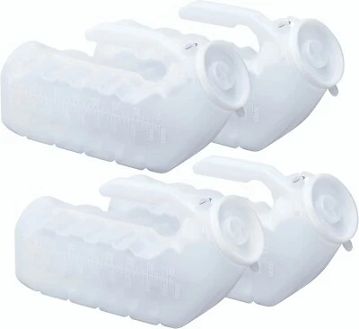 4 Pack Urinals for Men Male Urinal with Odor-Shield Lid - Image 1 of 4