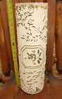 ANTIQUE WALLPAPER PRINT WOOD WHEEL STAMP EARLY MILL TEXTILE FACTORY BIRGES ??