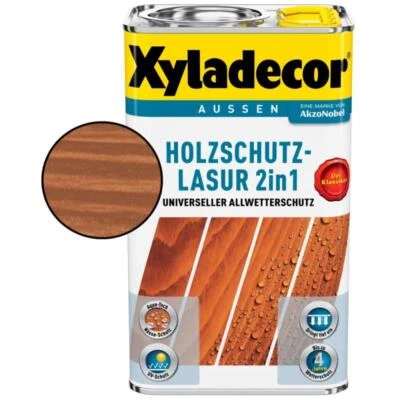 Xyladecor Holzschutzlasur 2in1 MAHAGONI 2,5 l NEUWARE Art.Nr.: 5087208 - Bild 1 von 4