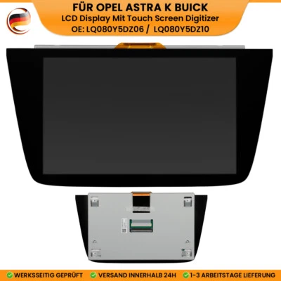 Display LCD touchscreen OEM 8" per Opel Astra K Buick 39018792 39042448 26210918