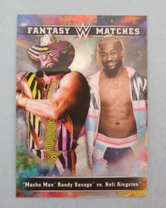 TOPPS WWE CARD 2020 FINEST MACHO MAN AND KOFI FANTASY MATCHES INSERTION CARD... - Photo 1 sur 2