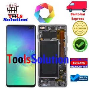 DISPLAY INCELL PER SAMSUNG S10+ PLUS LCD CON FRAME BLACK NO IMPRONTE E SENSORI - Imagen 1 de 1