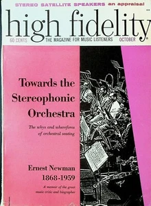 High Fidelity Magazine October 1959 Ernest Newman Eleonora Duse Arrigo Boito - Imagen 1 de 3