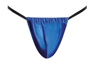 MALE POWER POSING STRAP G STRING THONG ROYAL BLUE ONE SIZE - Image 1 of 4