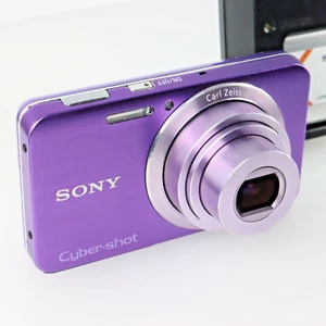 [Top Mint] SONY Digital Camera DSC-W630 Violet 16.1 MP 5x Zoom from Japan - Picture 1 of 23