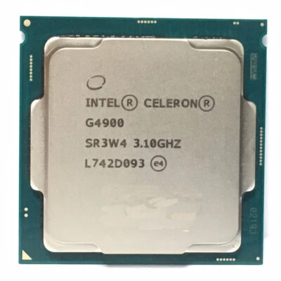Intel Celeron G4900 3.10Ghz Dual-core 2M SR3W4 54W LGA 1151 CPU Processor - Image 1 of 4