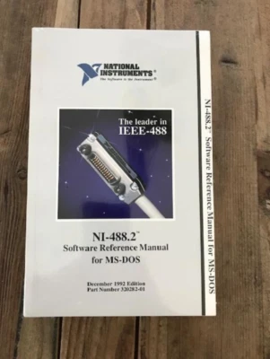 NATIONAL INSTRUMENTS NI-488.2 MS-DOS SOFTWARE REFERENCE MANUAL  - Image 1 of 4