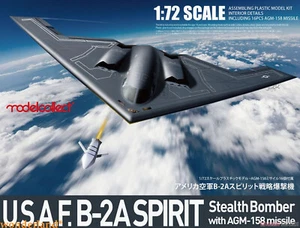 Colecciona Modelo UA72214 1/72 USAF B-2A Spirit Stealth Bomber Con Misil AGM-158 - Imagen 1 de 8