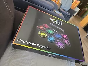MISTRAL ELECTRONIC DRUM KIT NEW (MD760C) #5106NSB - Picture 1 of 3