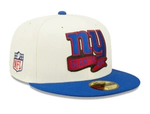 New York Giants NFL New Era Hat Logo 2022 Sideline 59FIFTY Fitted Cap On-Field - Picture 1 of 7