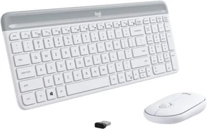 Logitech MK470 Slim Bezprzewodowa klawiatura i mysz Combo Nowoczesny kompaktowy układ - Zdjęcie 1 z 5