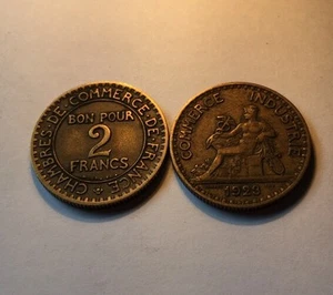 2 Francs Bon Du Commerce 1923 - Foto 1 di 1