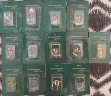 13 X SCALE 1/24 JOB LOT FITTINGS CEILING WALL CANDLESTICK TIFFANY,STANDARD LAMP