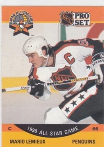 1990/91 PRO SET..MARIO LEMIEUX..ALL-STAR..# 362..PENGUINS..FREE COMBINED SHIP - Picture 1 of 1
