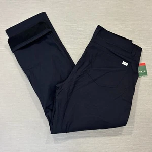 Orvis Tech Hose Herren 34 x 32 schwarz Fleece gefüttert wasserabweisend Wandern gerade - Bild 1 von 21