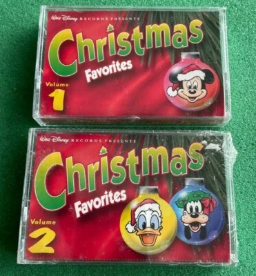 Disney Christmas Favorites Volume 1 & 2 Cassettes (NEW - SEALED) - Image 1 of 3