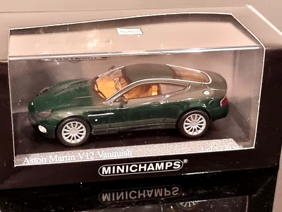 Minichamps 2005 Aston Martin V8 Vintage Diecast Rare Green 1/43 - Image 1 of 2