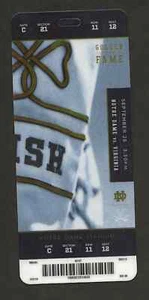 Boleto completo de plástico Notre Dame vs Virginia 28 de septiembre de 2019 - Imagen 1 de 2