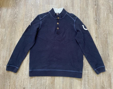 Tommy Bahama Indianapolis Colts NFL  Snap Button Pullover Sweater Mens Medium Cover