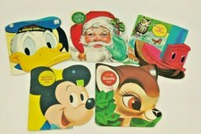 The Golden Shape Book Vintage Walt Disney Children's Book Lot Of 5 Bambi Donald 
