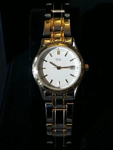 TFX by Bulova Ladies' Watch 38M100 - 2-tone with date, NEW in box - Picture 1 of 6