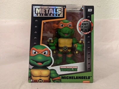 Teenage Mutant Ninja Turtles - Metal Die Cast - 4" Michelangelo M39 - Nuevo Foto 1 de 4