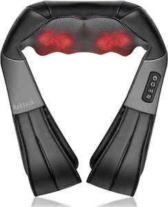 Shiatsu Neck and Back Massager with Soothing Heat, Electric Deep Tissue 3D Knea - Picture 1 of 9