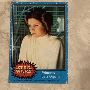 Vintage 1977 Topps Star Wars #5 Princess Leia Organa Rookie Card, NM or better - Bild 1 von 6