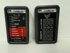 IDEAL 62-200 LINKMASTER PROBADOR DE CABLES DE COMUNICACIONES DE DATOS CON CONTROL REMOTO - Imagen 1 de 3