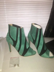 Jacobies Blue Teal High Heels - Picture 1 of 4