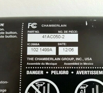 Placa de circuito Liftmaster Chamberlain 41AC050-2 botón púrpura de aprendizaje - ¡SOLO PLACA! Foto 1 de 4