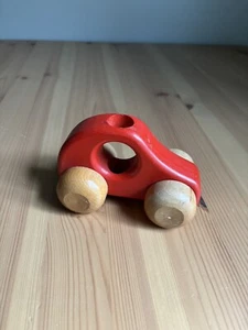 SPIEL GUT GERMANY RARE  Wooden Car Push Toy Vintage Antique Children’s Wood - Picture 1 of 4