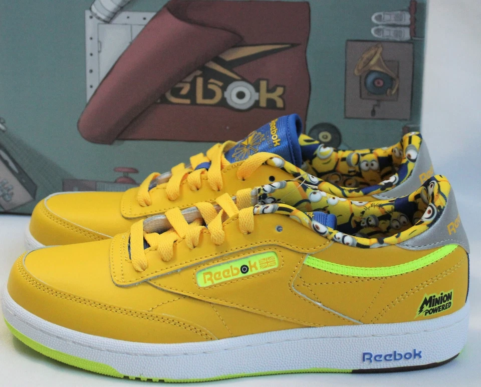 Reebok Club C 85 Minion GS Size 7 (FX3352)
