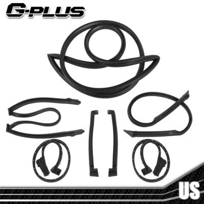 Fit For 1984-1989 Chevy Corvette C4 Weather Strip Seal Weatherstrip Kit Set New - Image 1 of 4