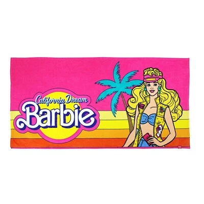 BRAND NEW Retro 1987 California Dream Barbie Beach Pool Towel Licensed SOLD OUT! - Image 1 of 4