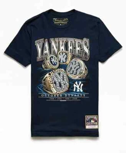 Neu Mitchell & Ness Herren New York Yankees October Dynasty T-Shirt. - Bild 1 von 5