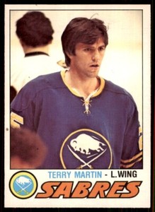 1977-78 O-Pee-Chee Terry Martin Rookie Buffalo Sabres #318