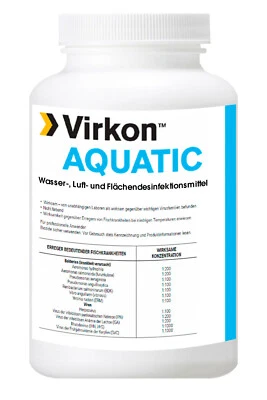 Virkon Aquatic bekämpft Viren, Bakterien, Pilze im Koiteich u.Aquarium 2kg Eimer