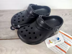 Jibbitz by Crocs Kinder Sandalen Gr. J 1 / 2 EUR 32-33 Jungen Mädchen schwarz Clogs - Bild 1 von 8