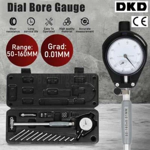 Indicator Cylinder Bore Gauge Dial Micrometer Measuring Metric 0.01mm 50-160mm - Picture 1 of 12
