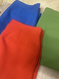 "Paquete de 3 pantalones para mujer M&S, esmeralda, azul BT y tomate - Reino Unido-18"" EUR-46"" EE. UU. 14""" - Imagen 1 de 24