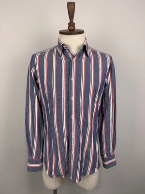 ETRO Milano Multicolor Striped Long Sleeve Italian Colorful Dress Shirt Sz 39 - Image 1 of 4