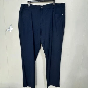 Member's Mark Mens 40x30 Slim Fit Benton Performance Pants Dark Navy - Picture 1 of 14